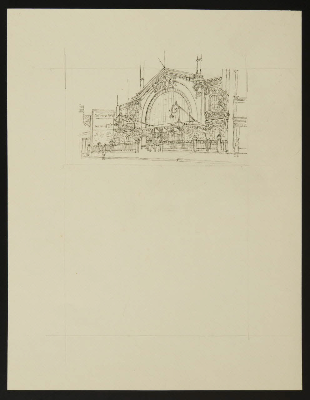 partie d'un ensemble de dessins Rue 1968.102.4855 Photo Mucem