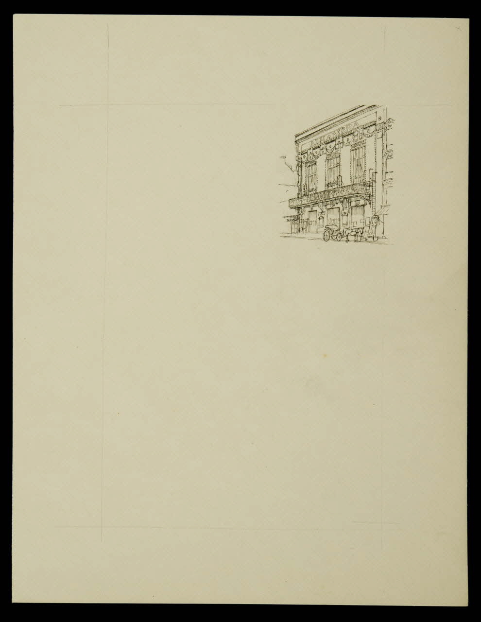 partie d'un ensemble de dessins Théâtre de l'Alhambra 1968.102.4867 Photo Mucem