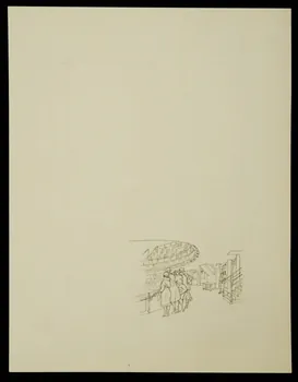 partie d'un ensemble de dessins Spectateur au cirque 1968.102.4868 Photo Mucem