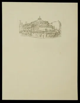 partie d'un ensemble de dessins Vue du cirque Medrano 1968.102.4869 Photo Mucem