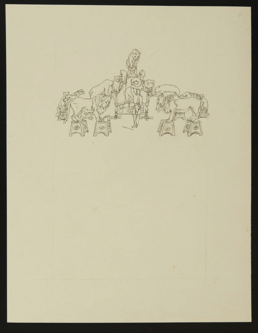 partie d'un ensemble de dessins Numéro de fauves 1968.102.4875 Photo Mucem