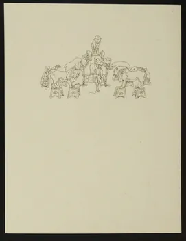 partie d'un ensemble de dessins Numéro de fauves 1968.102.4875 Photo Mucem