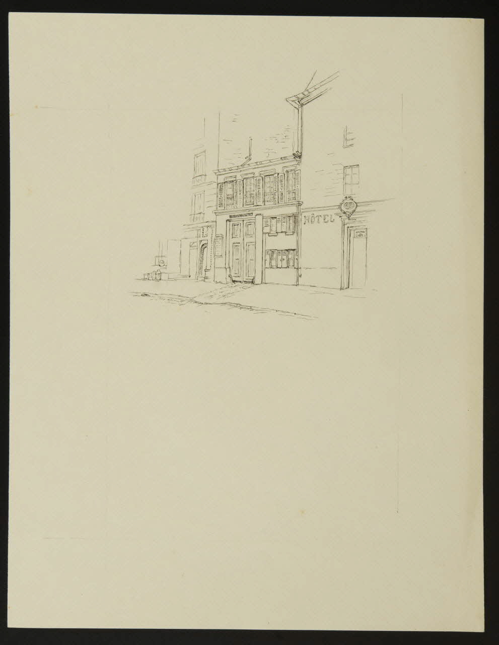 partie d'un ensemble de dessins Rue 1968.102.4880 Photo Mucem