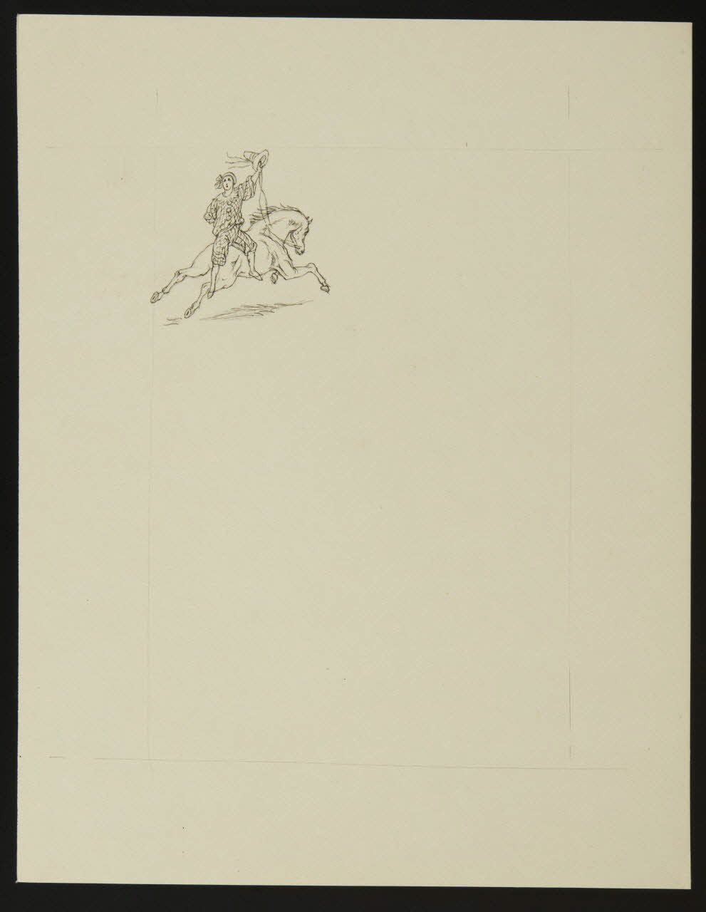 partie d'un ensemble de dessins Voltige à cheval 1968.102.4884 Photo Mucem