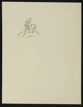 partie d'un ensemble de dessins Voltige à cheval 1968.102.4884 Photo Mucem