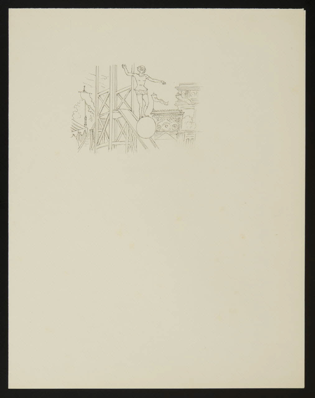 partie d'un ensemble de dessins Numéro d'acrobate 1968.102.4889 Photo Mucem