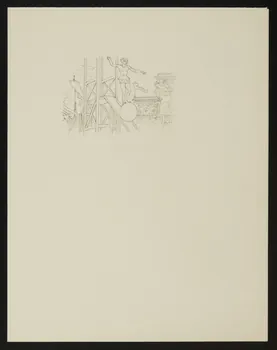 partie d'un ensemble de dessins Numéro d'acrobate 1968.102.4889 Photo Mucem