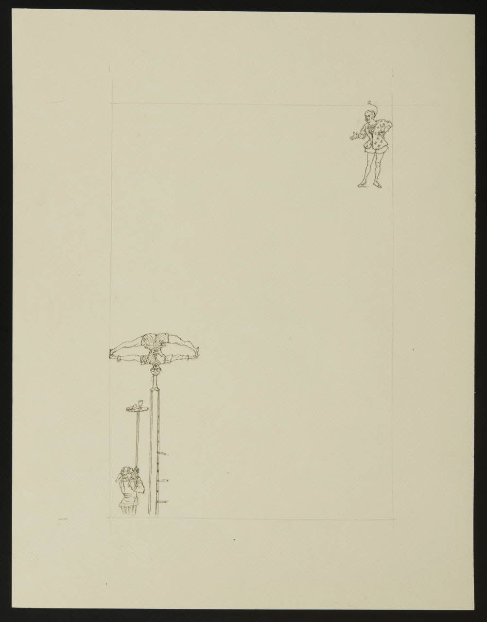 partie d'un ensemble de dessins Numéro d'acrobate 1968.102.4895 Photo Mucem