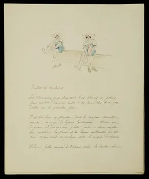 partie d'un ensemble de dessins Ballet et torchons 1968.102.4901 Photo Mucem