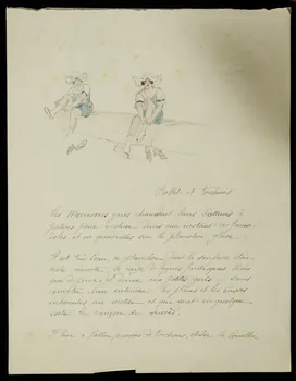 partie d'un ensemble de dessins Ballet et torchons 1968.102.4902 Photo Mucem