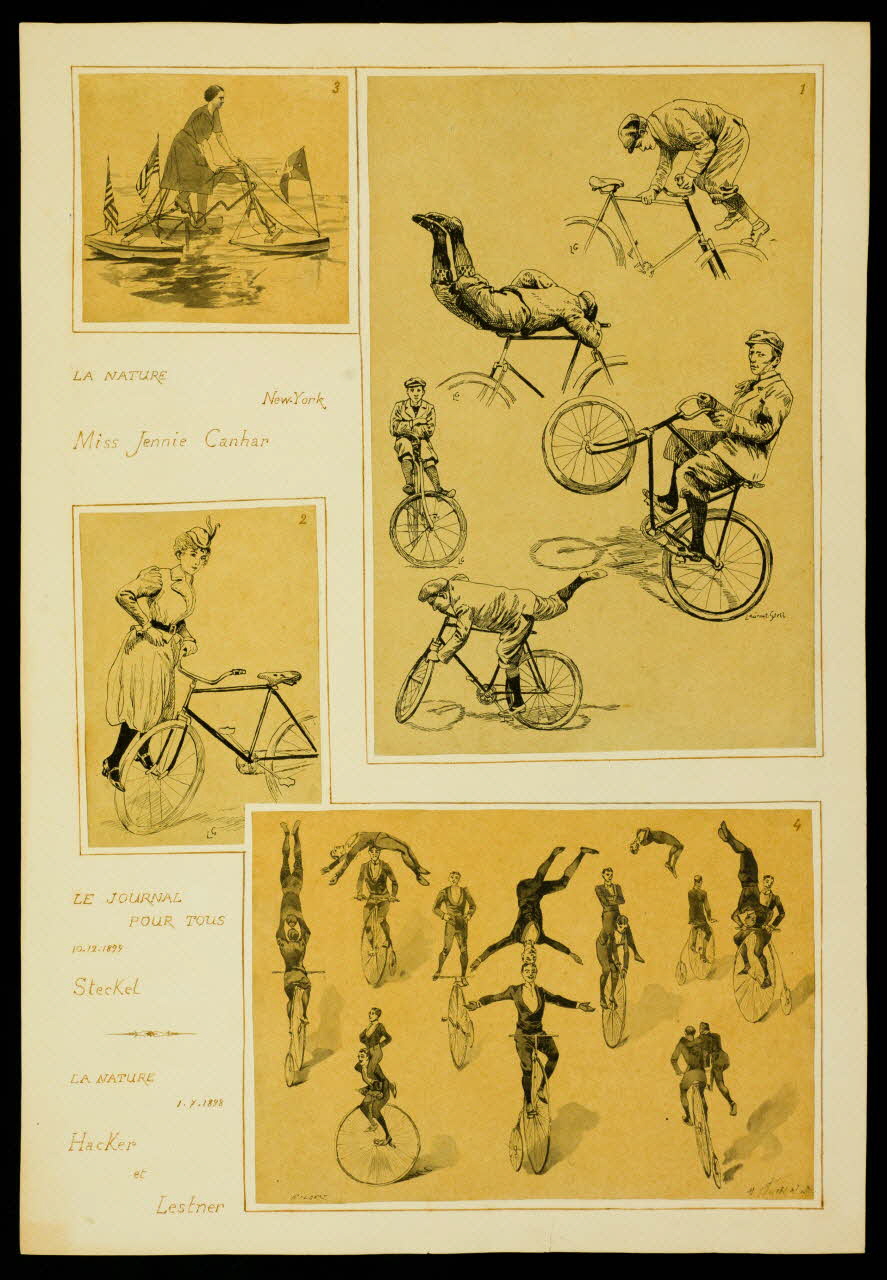 partie d'un ensemble de dessins Miss Jennie Canhar  Steckel  Hacker  et  Lestner 1968.102.4914 Photo Mucem