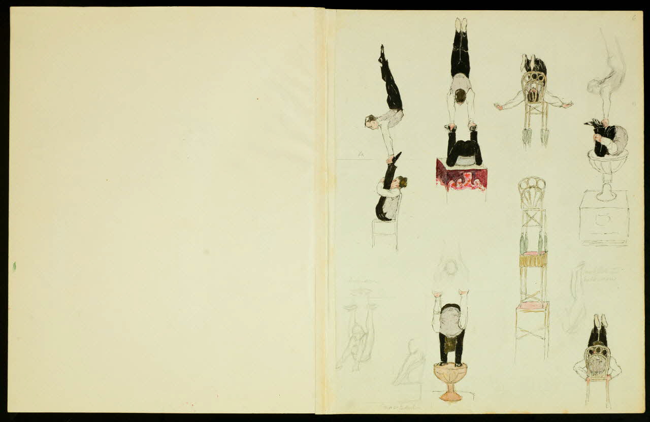 dessin Artistes de cirque 1968.102.4926.13 Photo Mucem