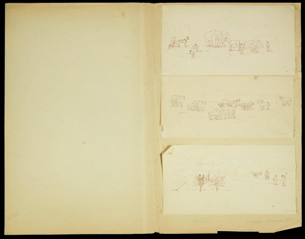 partie d'un ensemble de dessins Pinder 1968.102.4953.1 Photo Mucem