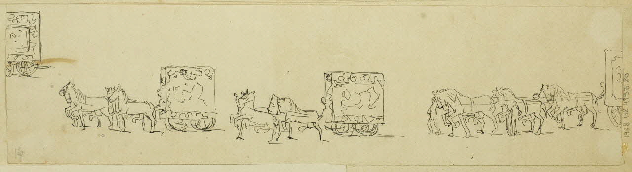 partie d'un ensemble de dessins Cirque Pinder 1968.102.4953.20 Photo Mucem