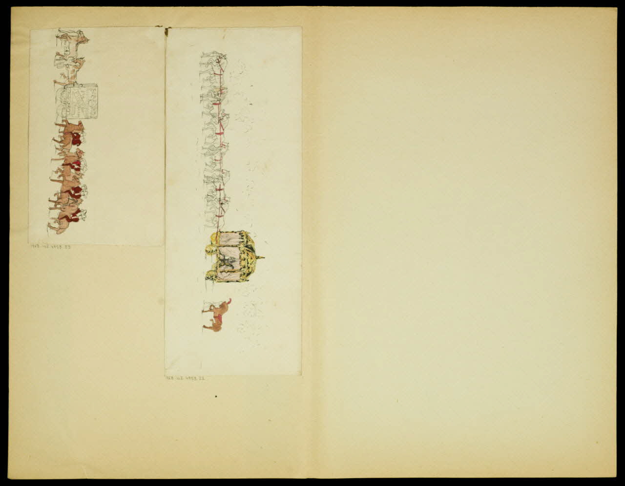 partie d'un ensemble de dessins PINDER 1968.102.4953.23 Photo Mucem