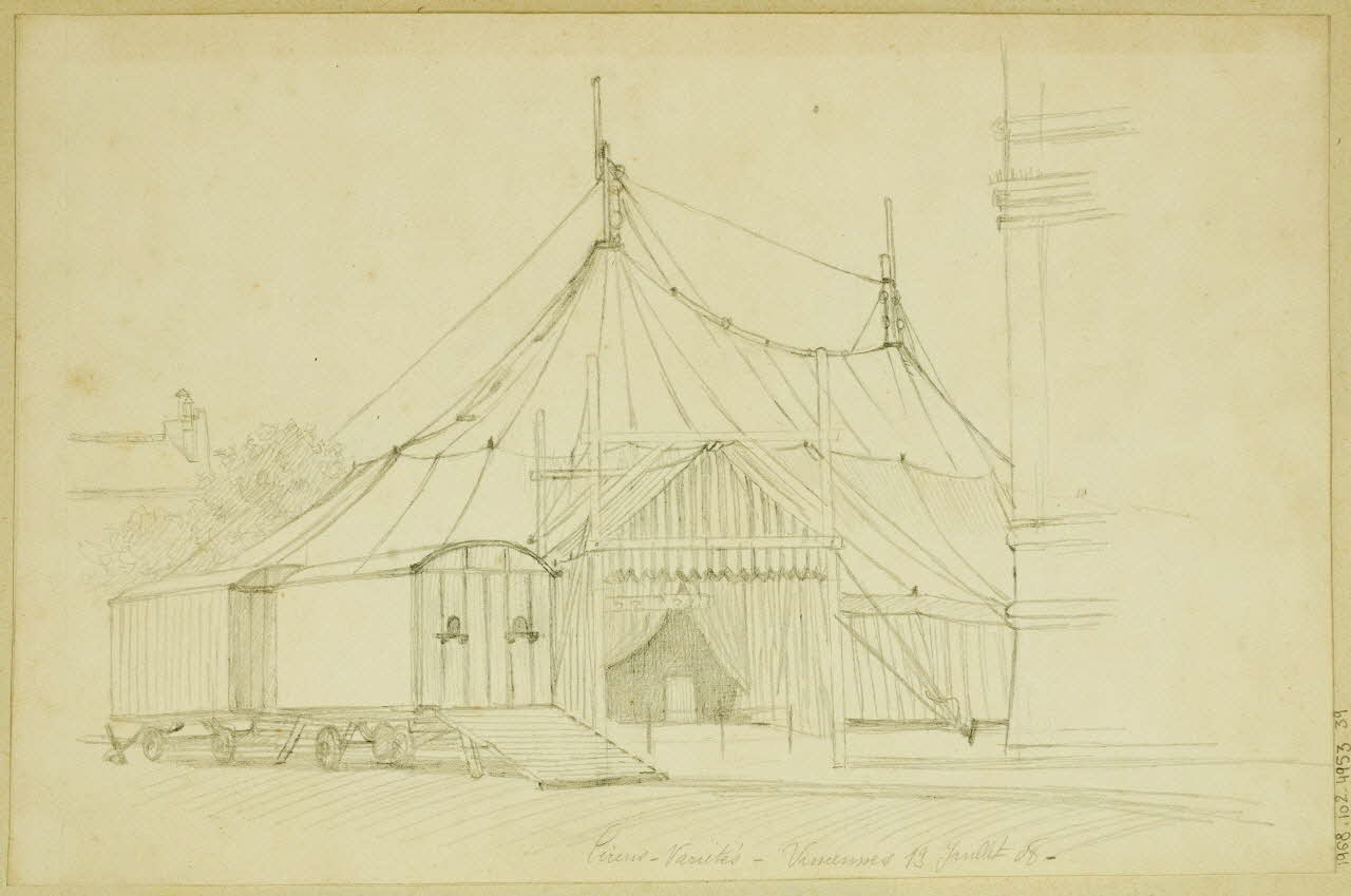 partie d'un ensemble de dessins Circus - Variétés 1968.102.4953.39 Photo Mucem