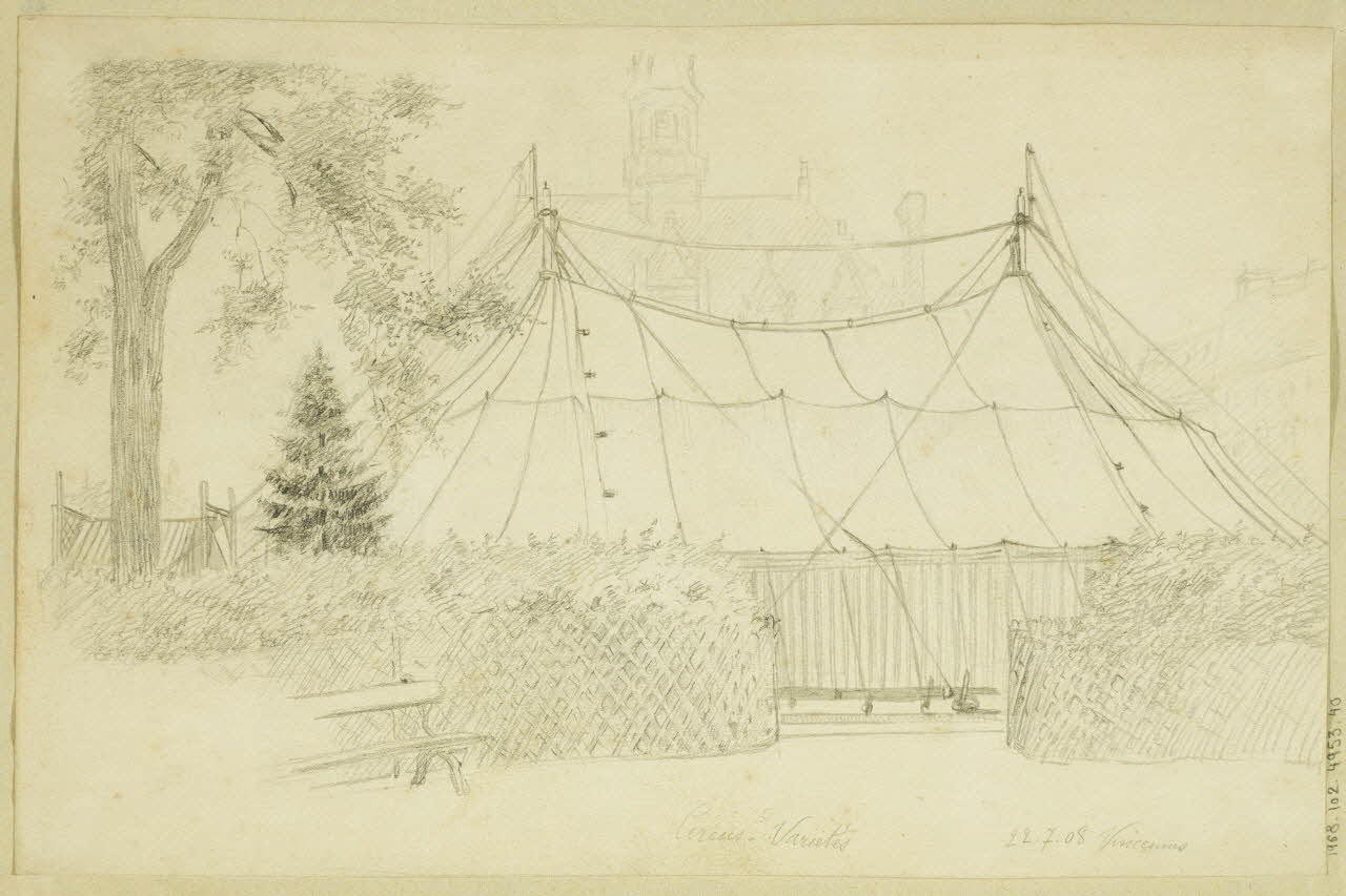 partie d'un ensemble de dessins Circus - Variétés 1968.102.4953.40 Photo Mucem