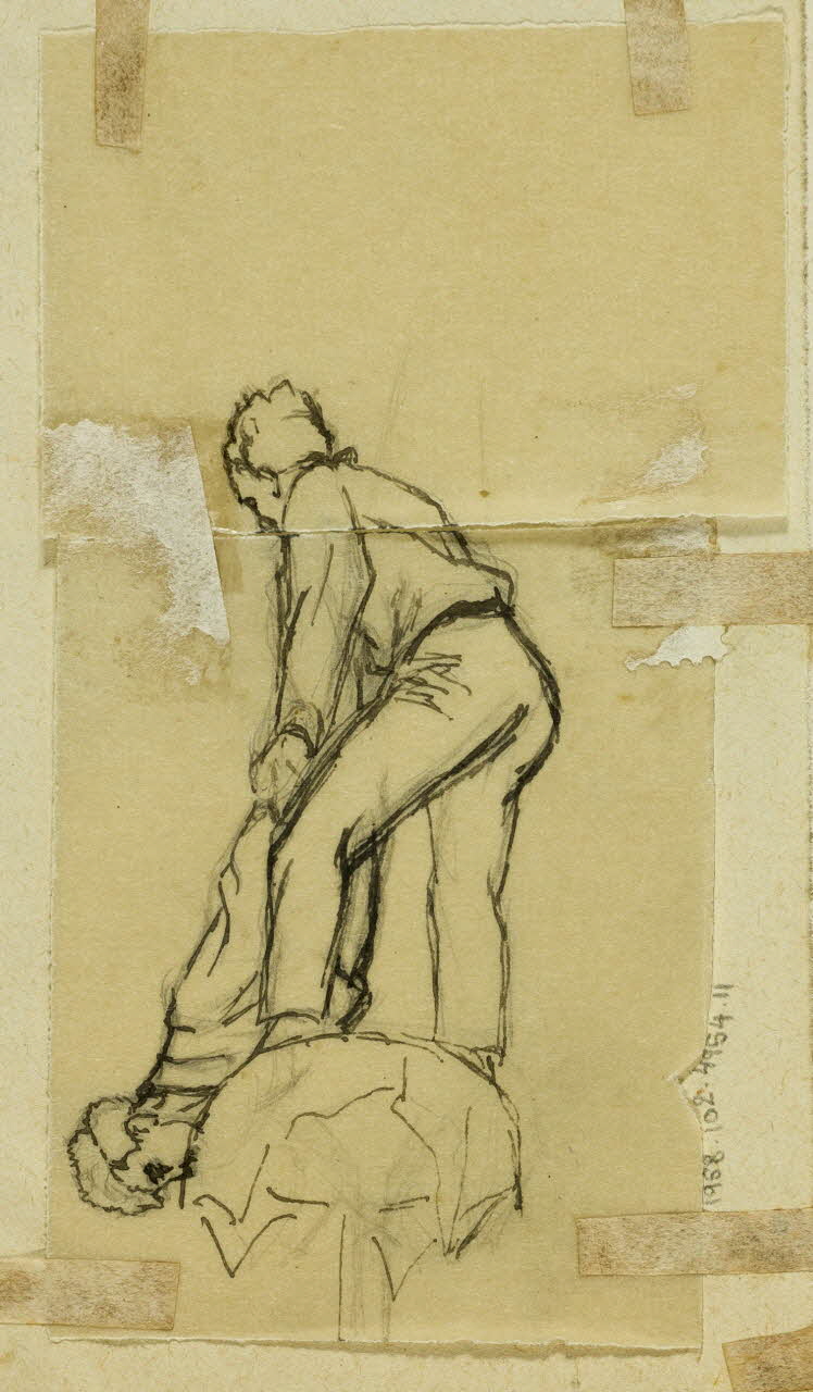 partie d'un ensemble de dessins Acrobates 1968.102.4954.11 Photo Mucem