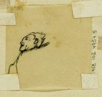 partie d'un ensemble de dessins Tête d'homme 1968.102.4954.5  Photo Mucem