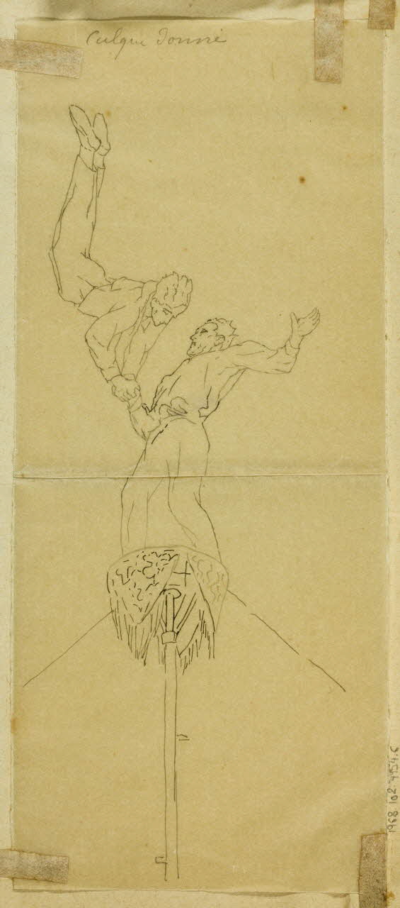 partie d'un ensemble de dessins Acrobates 1968.102.4954.6 Photo Mucem