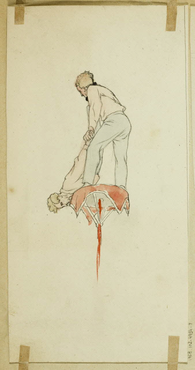 partie d'un ensemble de dessins Acrobates 1968.102.4954.7 Photo Mucem