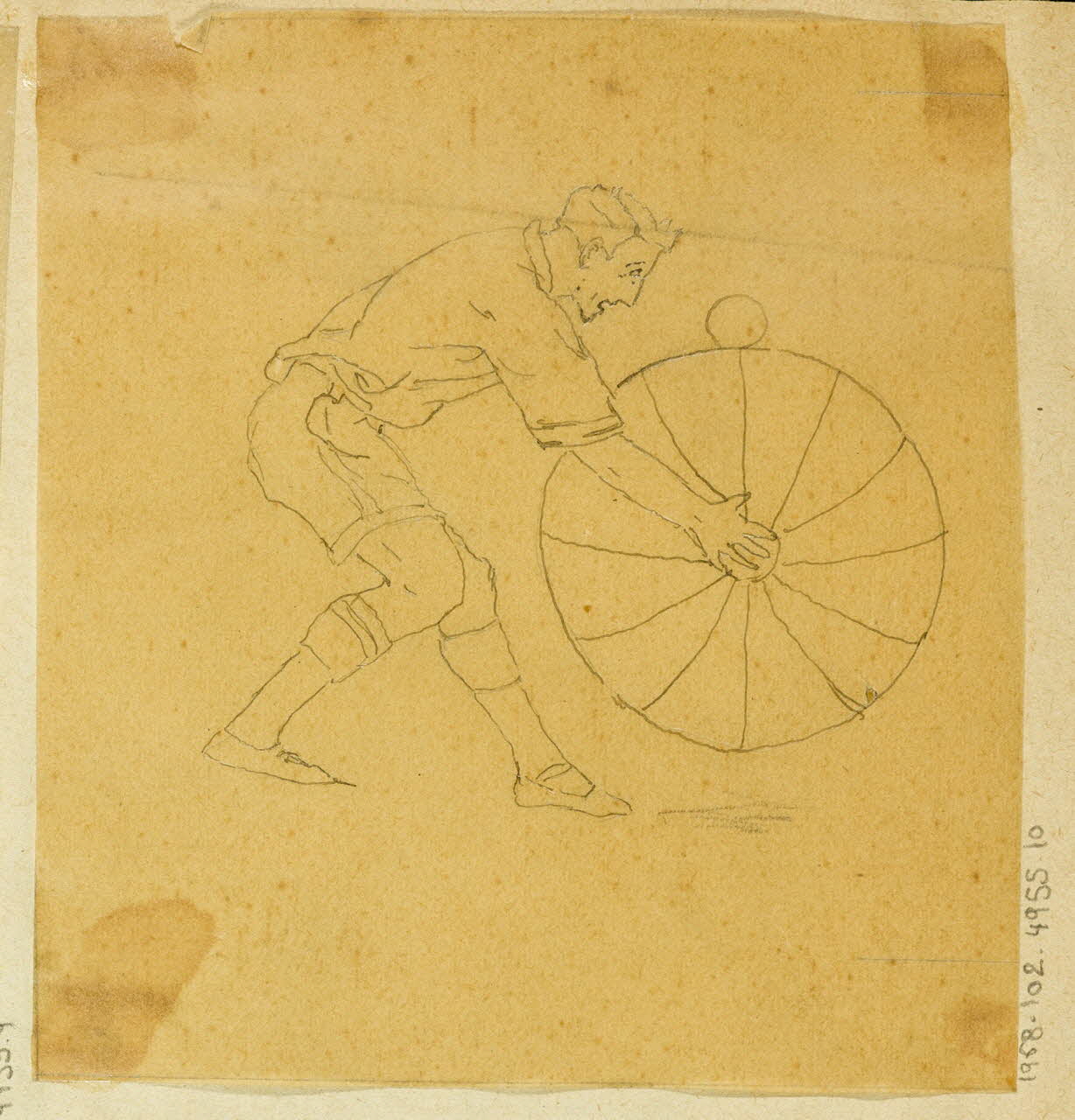 partie d'un ensemble de dessins Jongleur 1968.102.4955.10 Photo Mucem