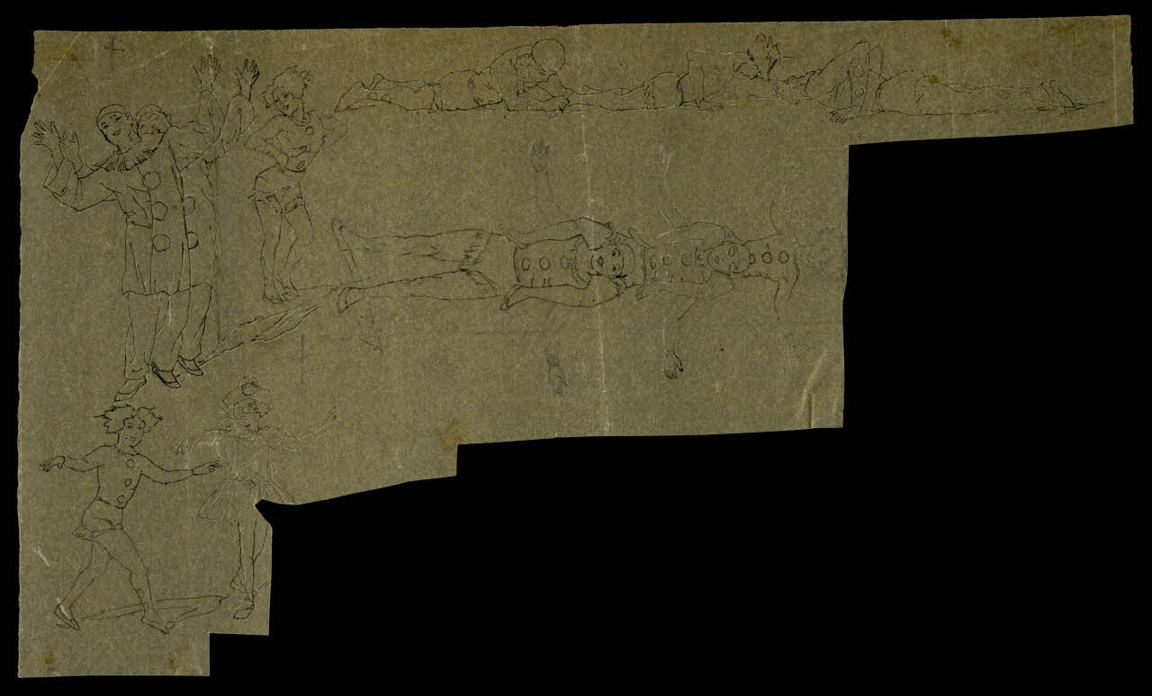 partie d'un ensemble de dessins Acrobates 1968.102.4955.121 Photo Mucem