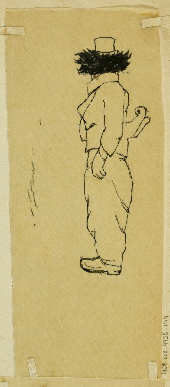 partie d'un ensemble de dessins Clown 1968.102.4955.144 Photo Mucem