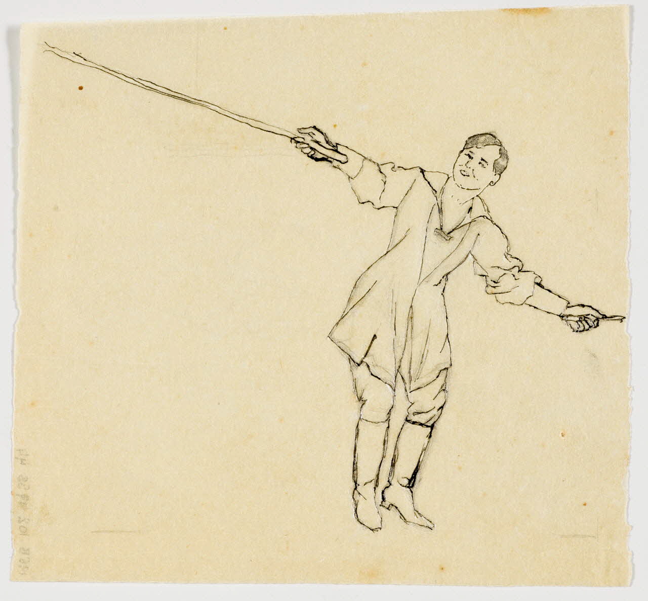 partie d'un ensemble de dessins Dresseur 1968.102.4955.44 Photo Mucem