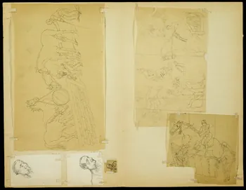 partie d'un ensemble de dessins Portrait d'homme 1968.102.4955.64 Photo Mucem