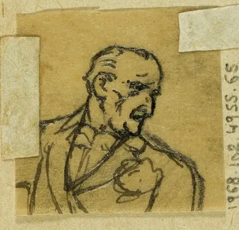 partie d'un ensemble de dessins Portrait d'homme 1968.102.4955.65 Photo Mucem