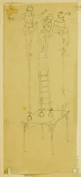 partie d'un ensemble de dessins Acrobates 1968.102.4955.72  Photo Mucem