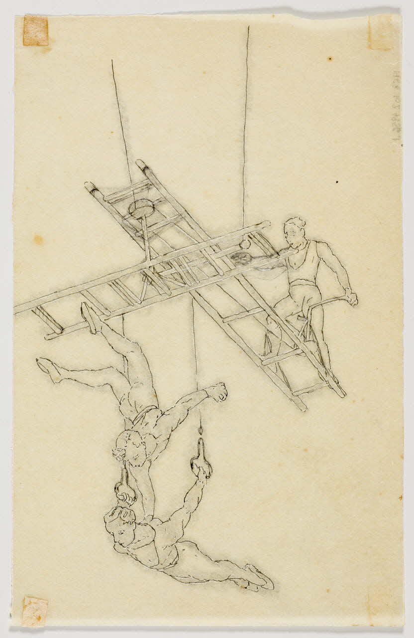 partie d'un ensemble de dessins Acrobates 1968.102.4956.1 Photo Mucem