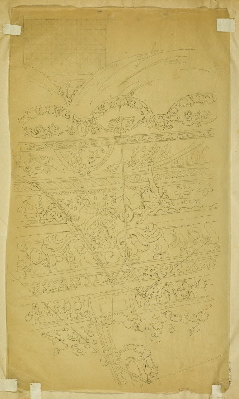 partie d'un ensemble de dessins Trapéziste 1968.102.4956.16 Photo Mucem