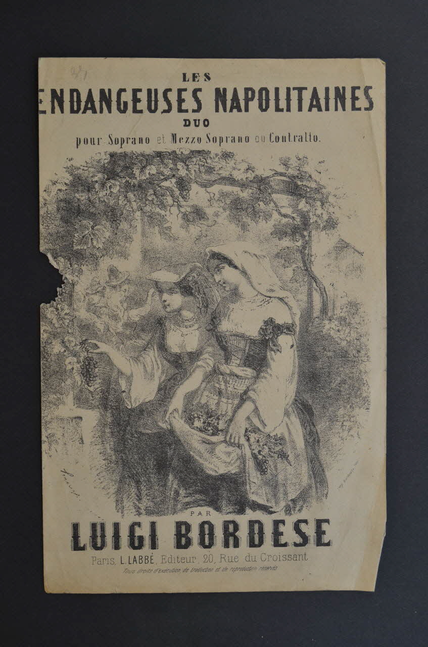 partition de musique petit format 1965.160.21 Photo Mucem