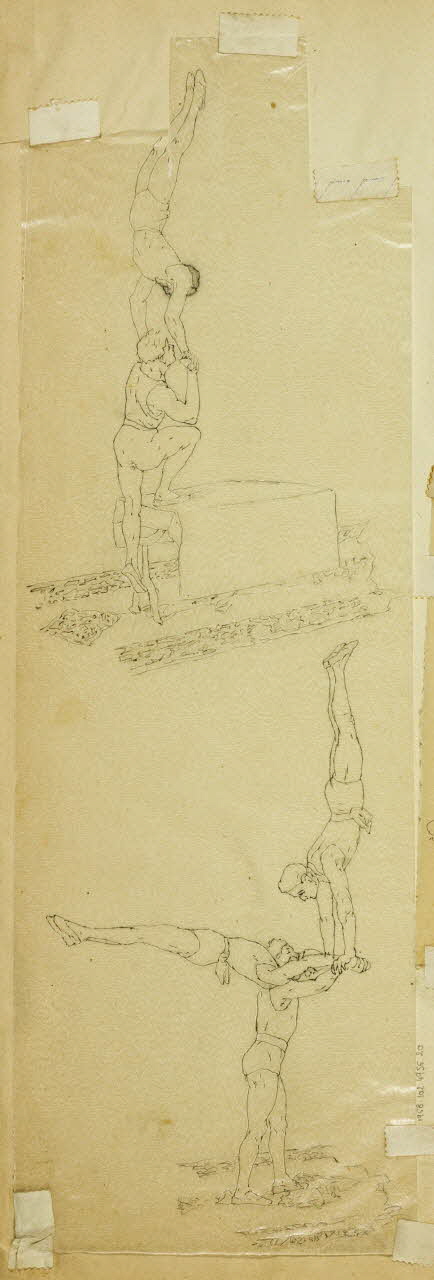 partie d'un ensemble de dessins Acrobates 1968.102.4956.20 Photo Mucem