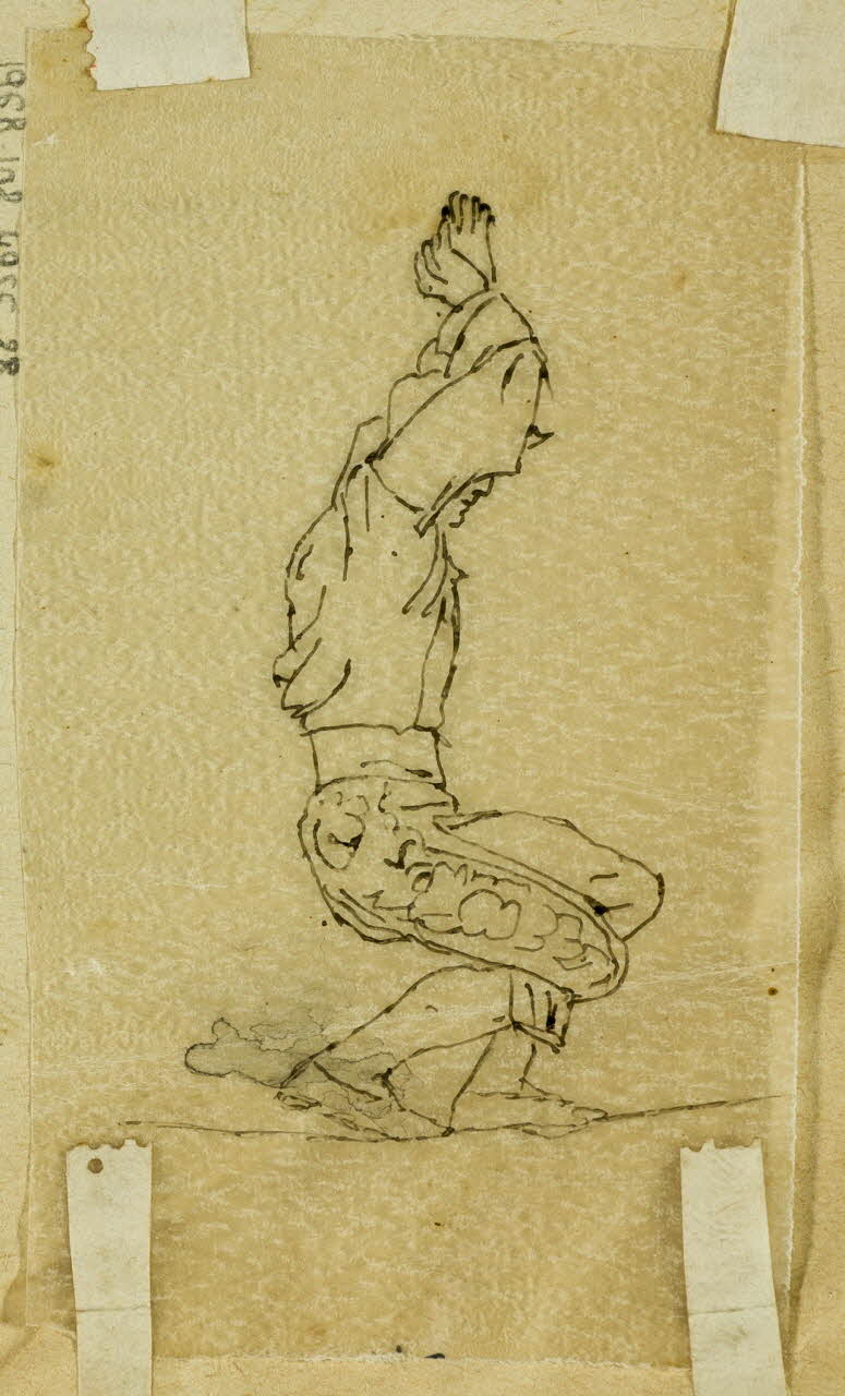 partie d'un ensemble de dessins Funambule 1968.102.4956.28 Photo Mucem