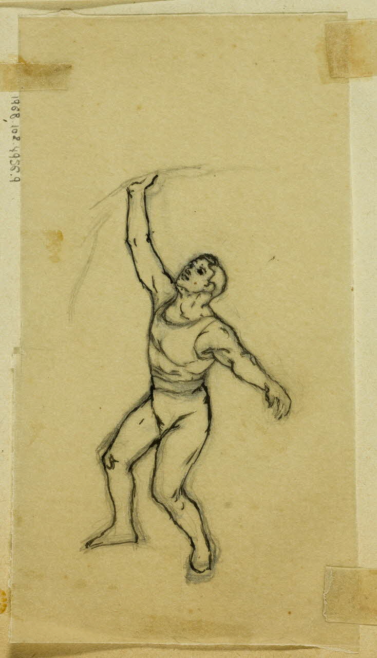 partie d'un ensemble de dessins Acrobate 1968.102.4956.9 Photo Mucem