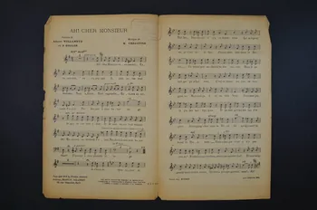 Fabien Sollar ; Albert Willemetz ; Henri Christiné ; Francis F. Salabert chanson petit format Île-de-France, France 1918 1966.158.218 Photo Mucem