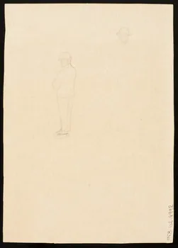 partie d'un ensemble de dessins 14 juin Nogent 1968.102.4992 Photo Mucem
