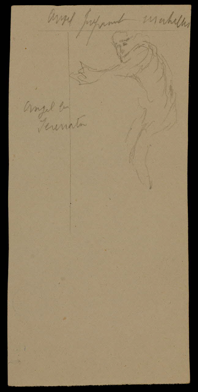 partie d'un ensemble de dessins Angel 1968.102.500.10 Photo Mucem