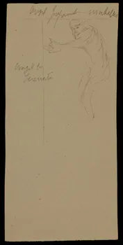 partie d'un ensemble de dessins Angel 1968.102.500.10 Photo Mucem