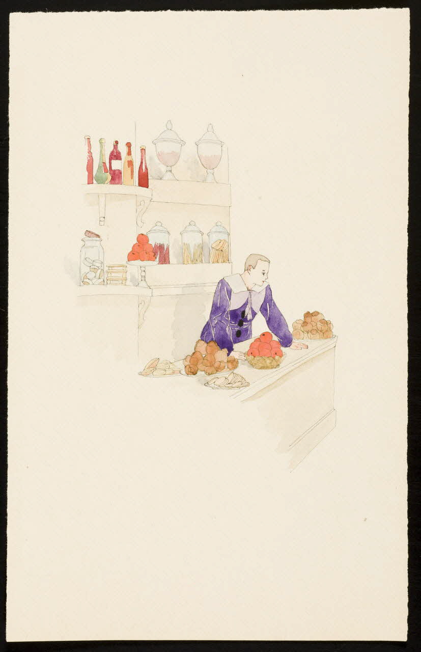 partie d'un ensemble de dessins Confiserie 1968.102.5012 Photo Mucem