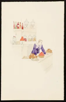 partie d'un ensemble de dessins Confiserie 1968.102.5012 Photo Mucem