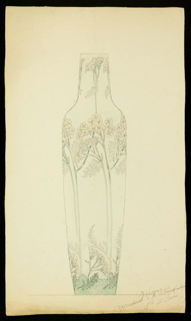 partie d'un ensemble de dessins Vase peint 1968.102.5035 Photo Mucem