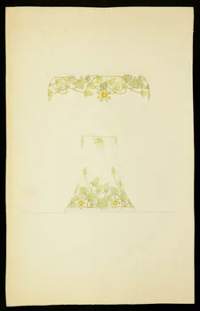 partie d'un ensemble de dessins Vase peint 1968.102.5036 Photo Mucem