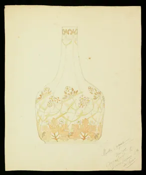 partie d'un ensemble de dessins Vase peint 1968.102.5038  Photo Mucem