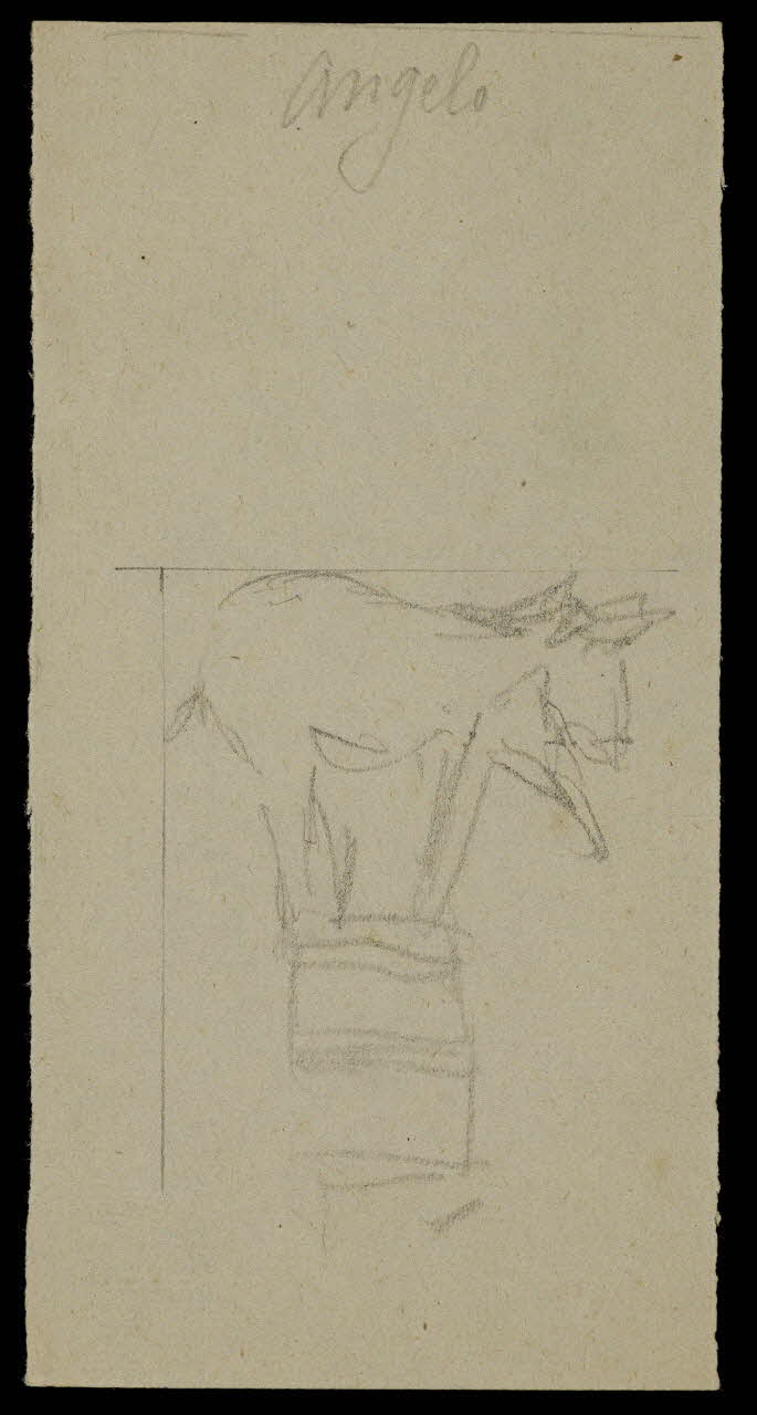 partie d'un ensemble de dessins Angelo 1968.102.508.6 Photo Mucem