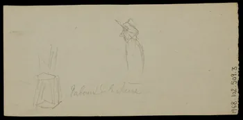 partie d'un ensemble de dessins Angelo 1968.102.509.3  Photo Mucem