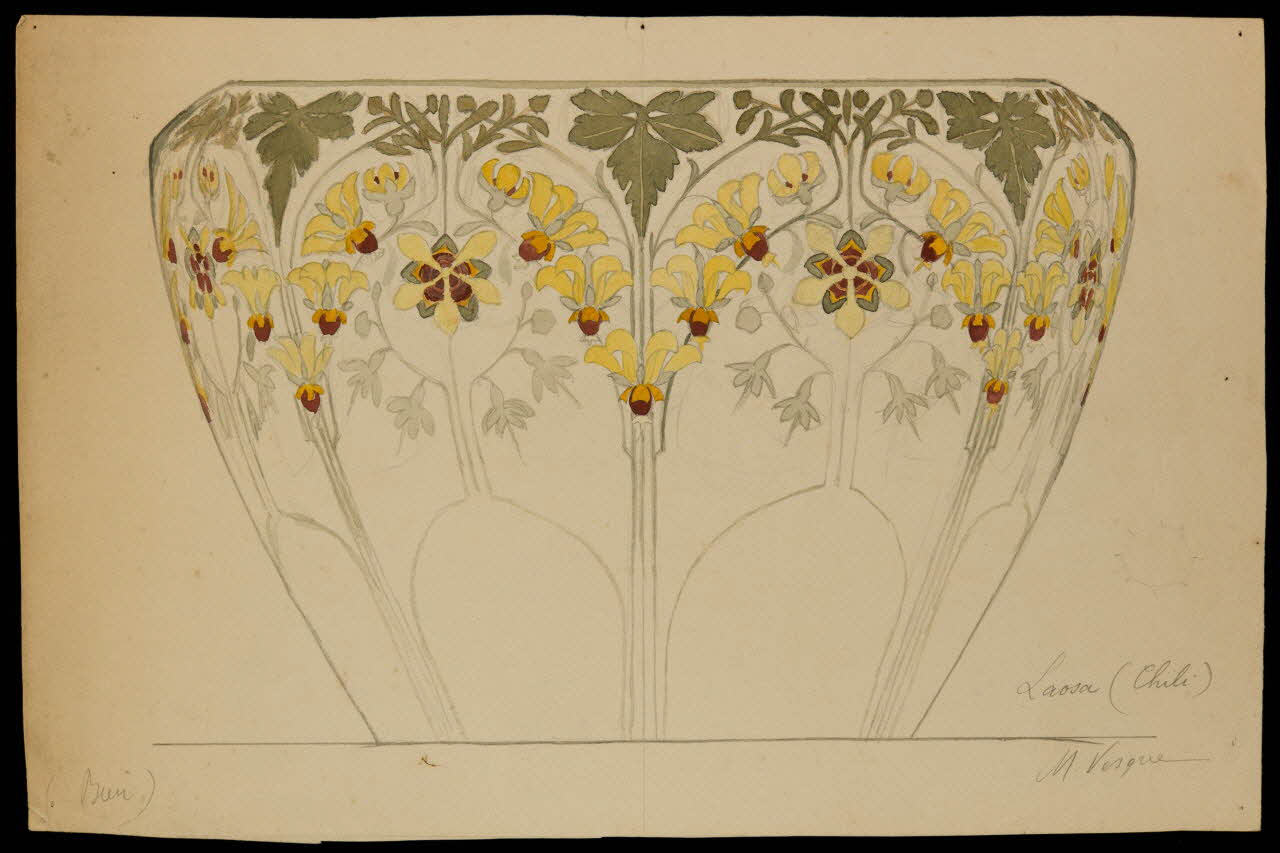 partie d'un ensemble de dessins Laosa (Chili) 1968.102.5097 Photo Mucem